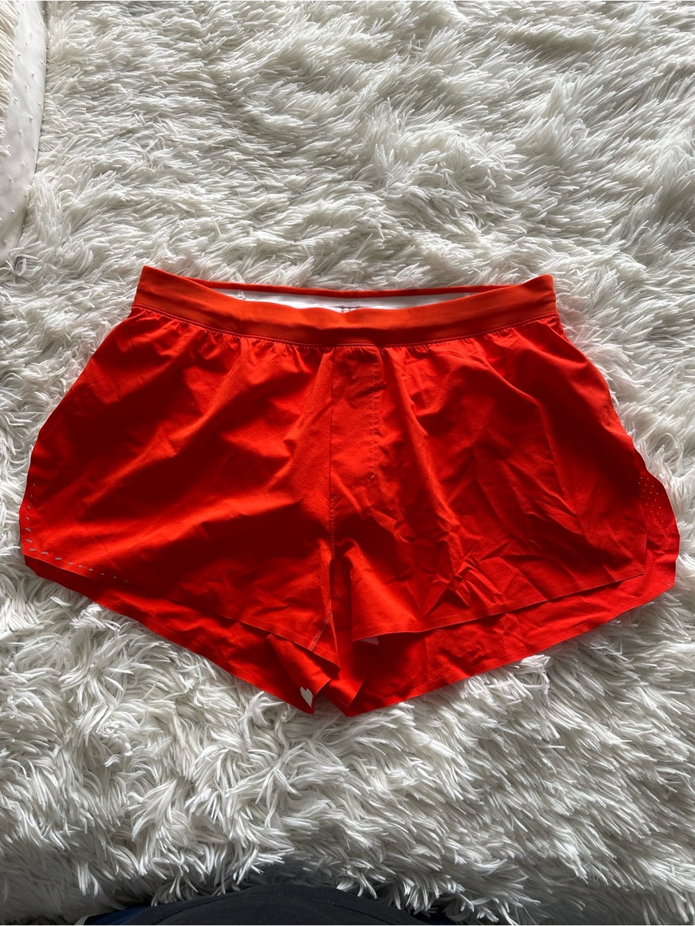 Lululemon Women's Orange Athletic Running Shorts